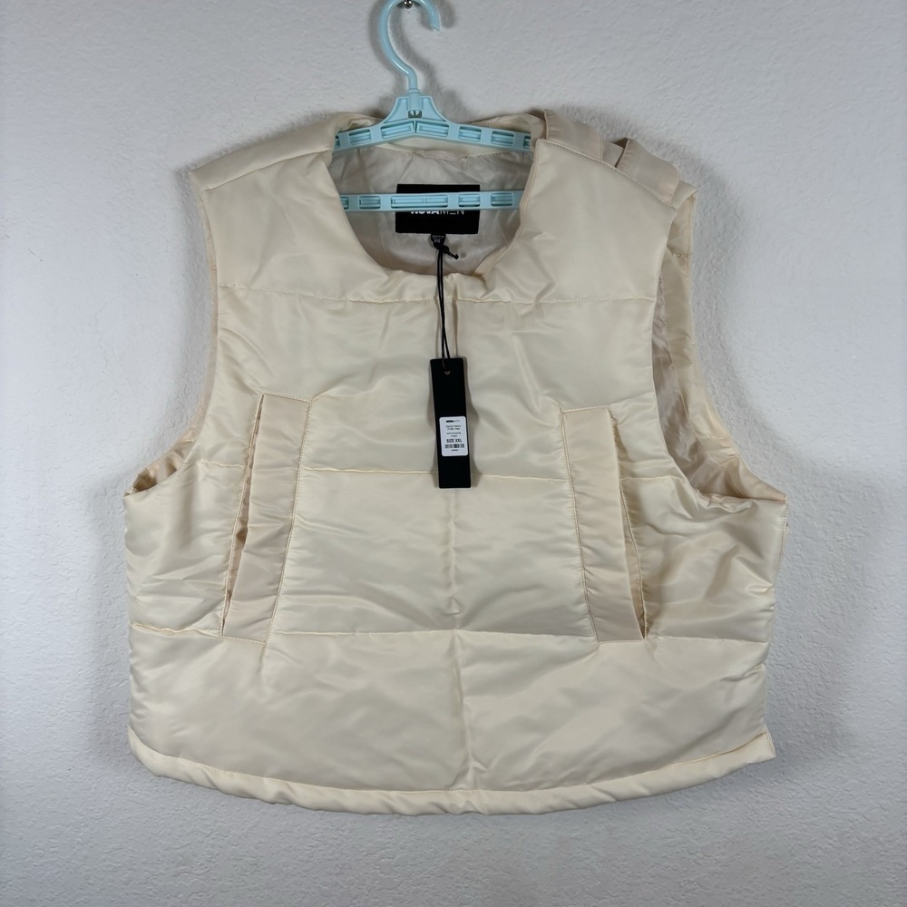 Nova Men Jacket Mens Sz 2XL Detroit VeIcro Puffer Vest Sleeveless New W Tags $35